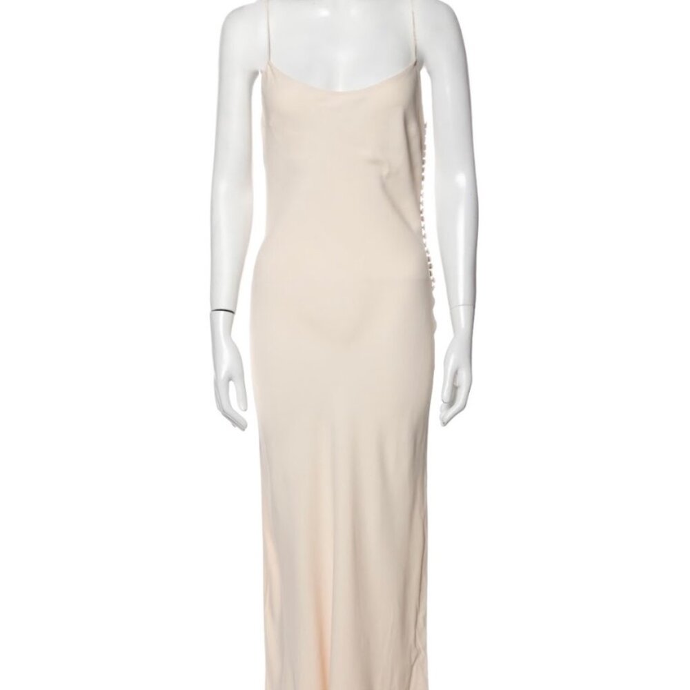 Khaite Silk Dress with Buttons